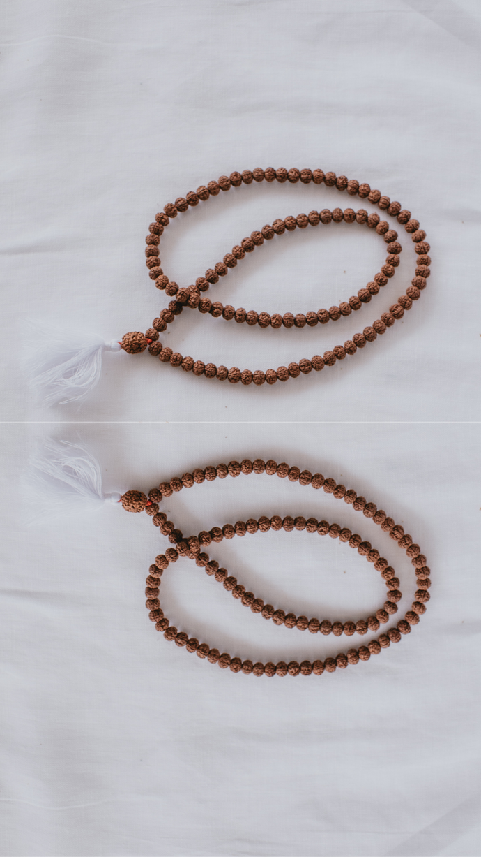 Rudrashka beads, brown