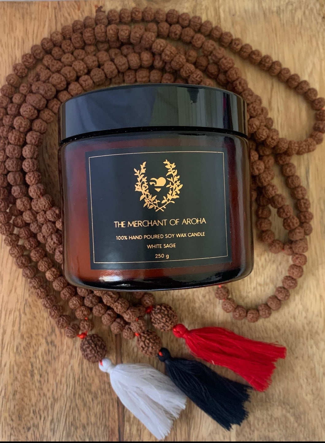 The Merchant of Aroha White Sage Soy Wax Candle